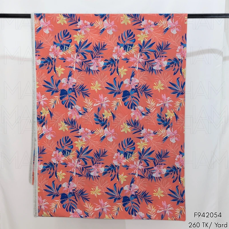Floral Design Stretchable Fabric F942054 - Image 5