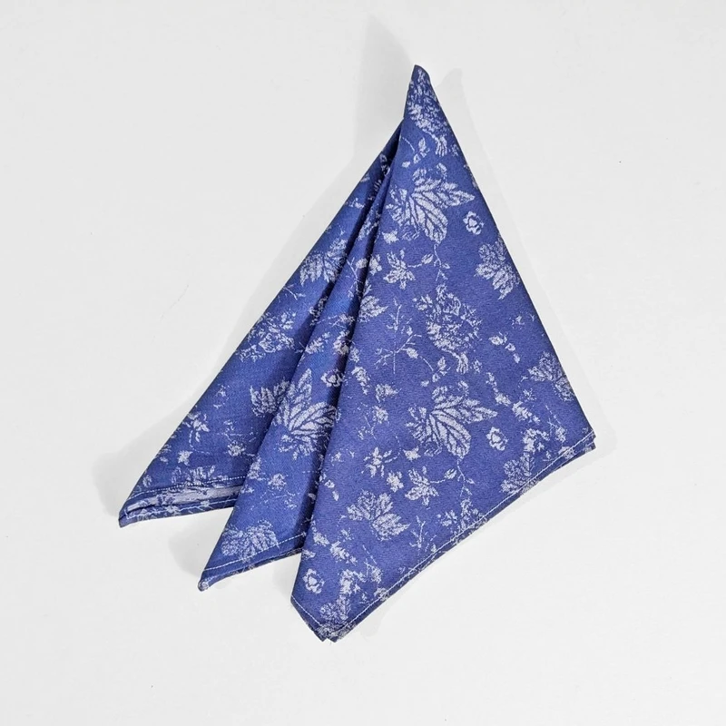 Both Side Useable Floral 15x15 Pocket Square. PS-15003