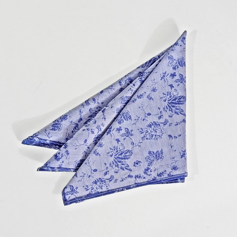 Both Side Useable Floral 15x15 Pocket Square. PS-15003
