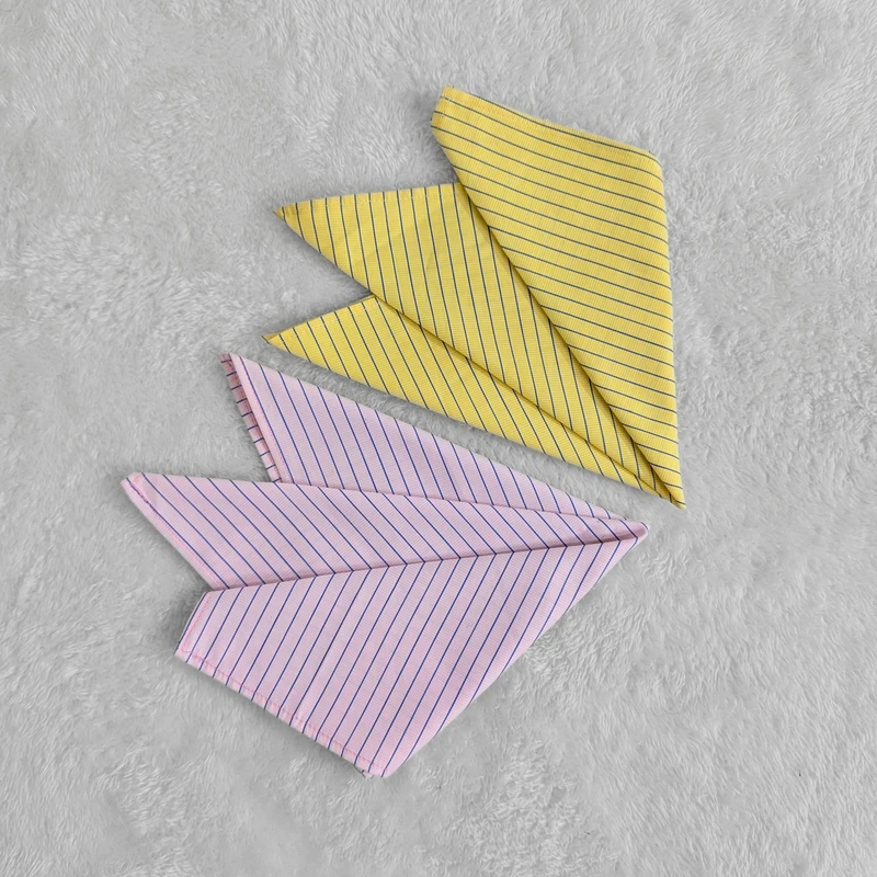 Striped 13x13 Pocket Squares. PS-13030