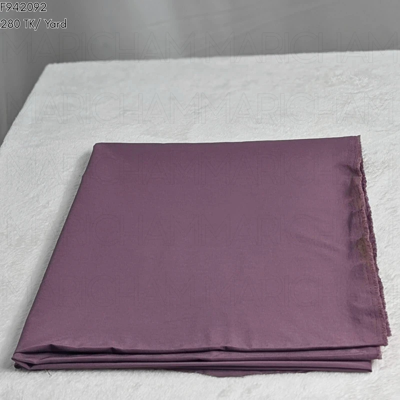 Mauve Color Viscose Stretchable Fabric F942092 - Image 3