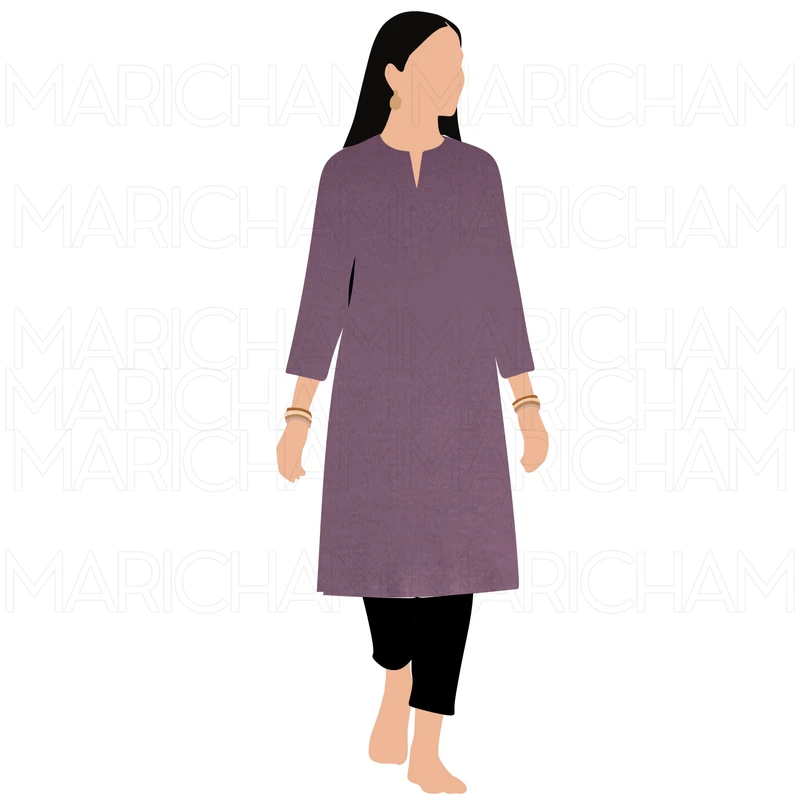 Mauve Color Viscose Stretchable Fabric F942092 - Image 8