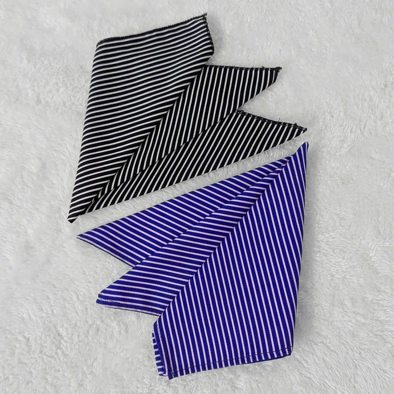 Striped 13x13 Pocket Squares. PS-13027