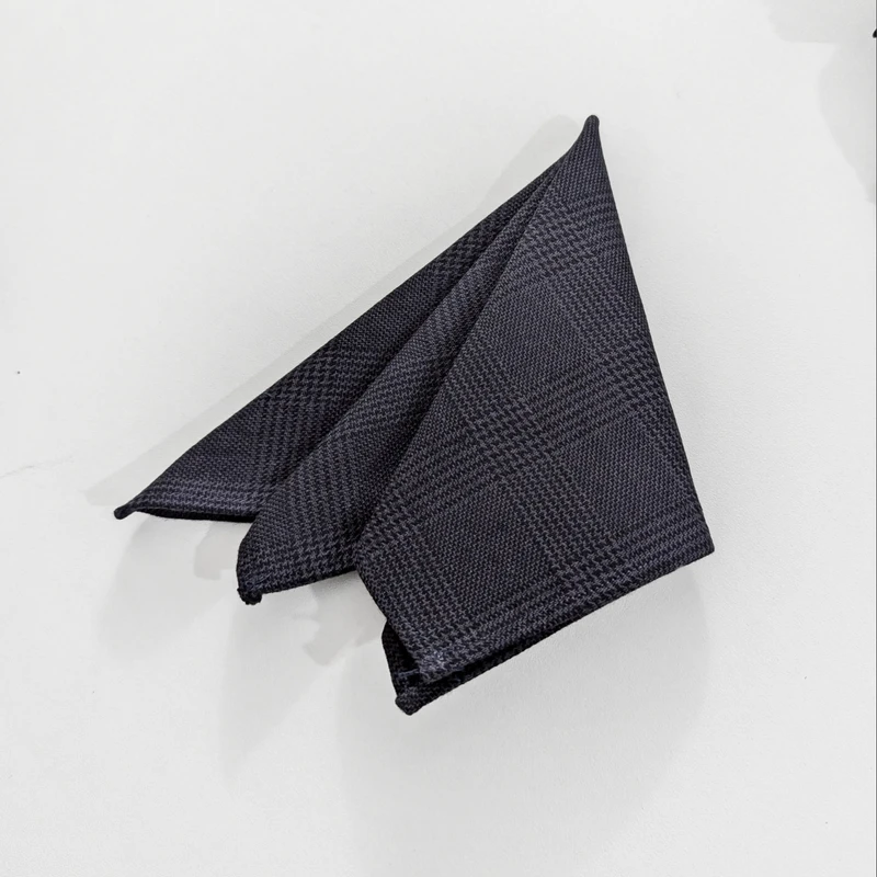 Wide Checkered 10x10 Pocket Squares. PS-1002 - Image 4