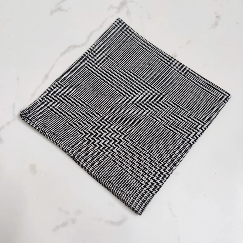 Wide Checkered 10x10 Pocket Squares. PS-1002 - Image 5