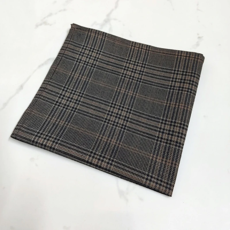 Wide Checkered 10x10 Pocket Squares. PS-1002 - Image 6