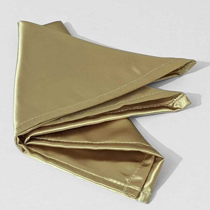 Golden Color Satin 13x13 Pocket Squares. PS-13062