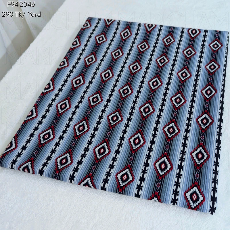 Tribal Striped Cotton Fabric F942046