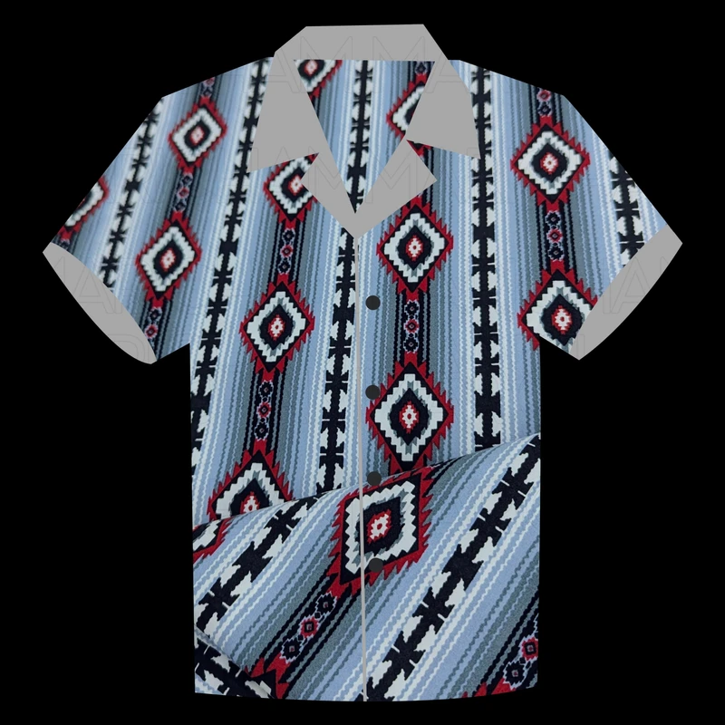 Tribal Striped Cotton Fabric F942046 - Image 7