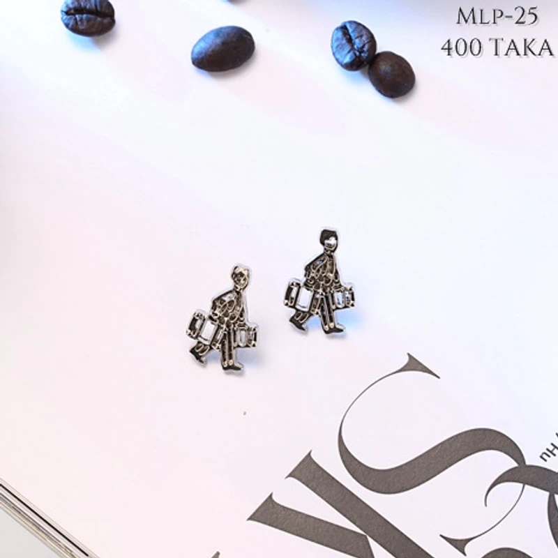 Man With Briefcase Metal Lapel pin. MLP-25