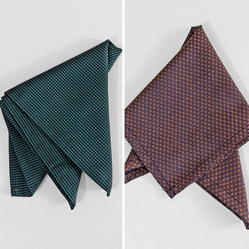 Checkered 13x13 Pocket Squares. PS-13014