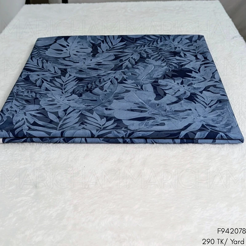 Tropical Leaves Design Stretchable Fabric F942078 - Image 3