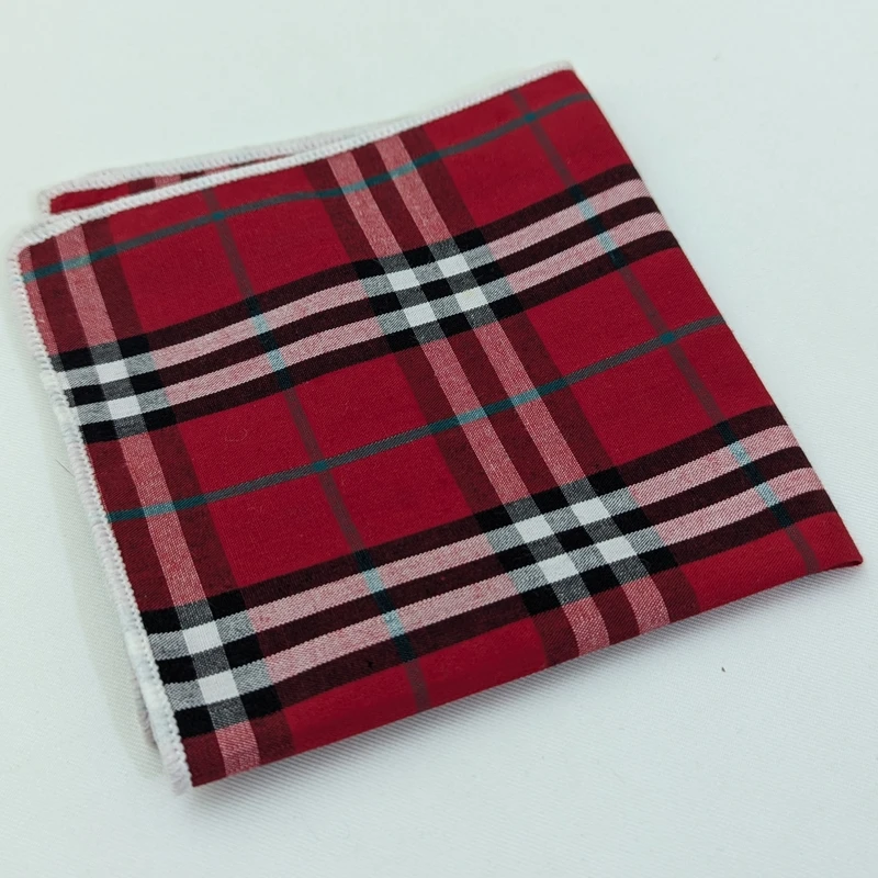 Burberry Checkered Pocket Squares. PS-10 - Image 6