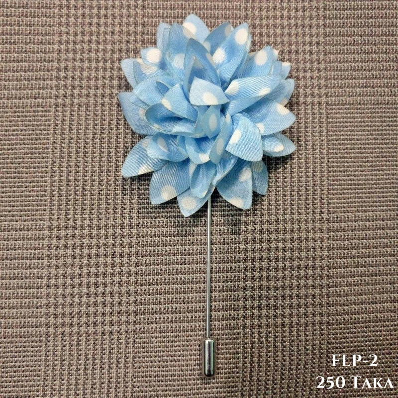 Polka Dots Flower Lapel Pin. FLP-1 - Image 9