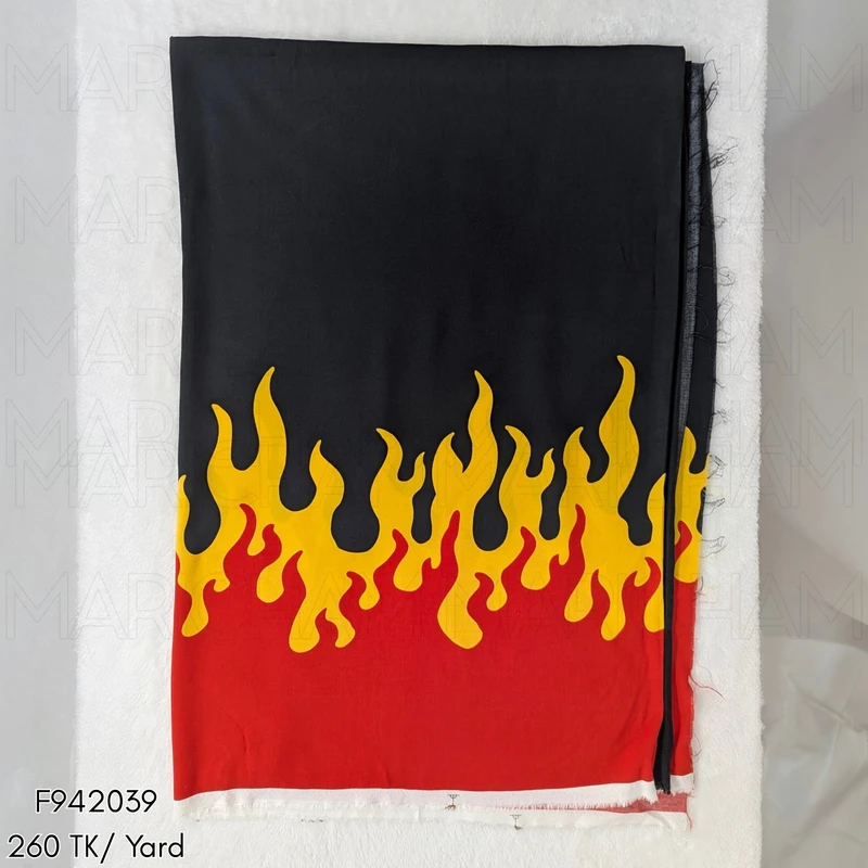 Flame Designed Soft Tencel Fabric F942039