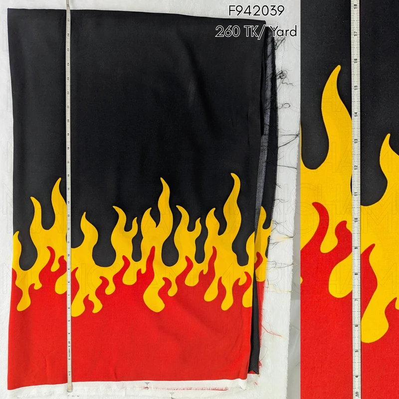 Flame Designed Soft Tencel Fabric F942039 - Image 4