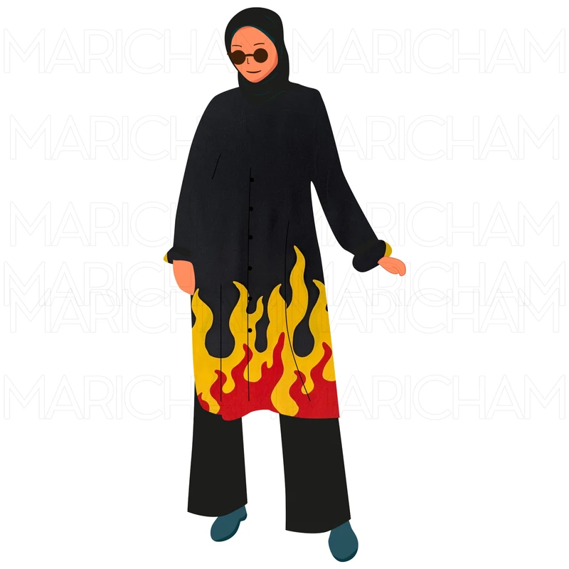 Flame Designed Soft Tencel Fabric F942039 - Image 9