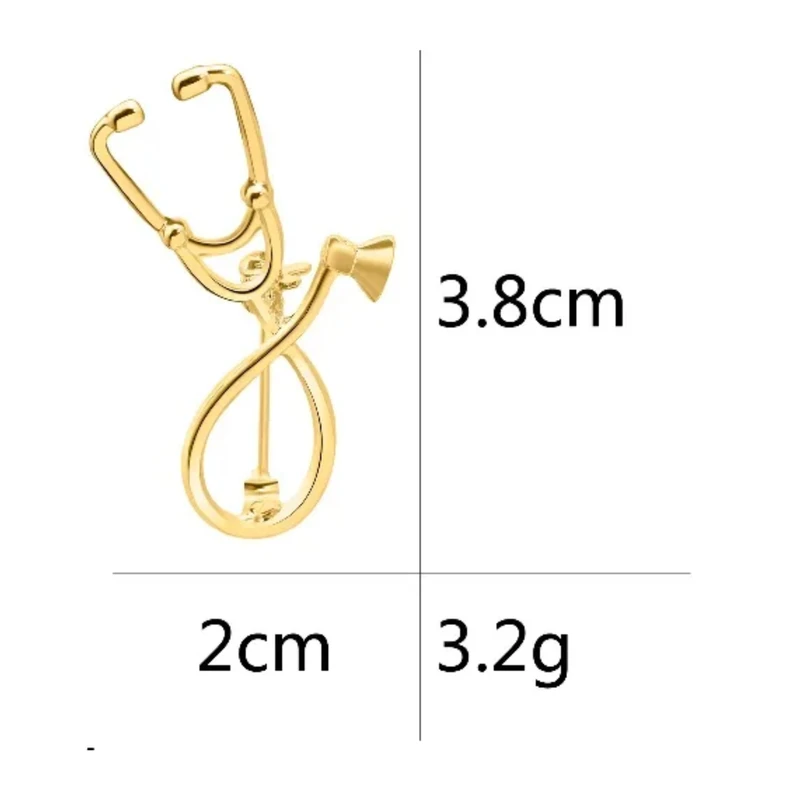 Stethoscope Metal Lapel Pin. MLP-58 - Image 5