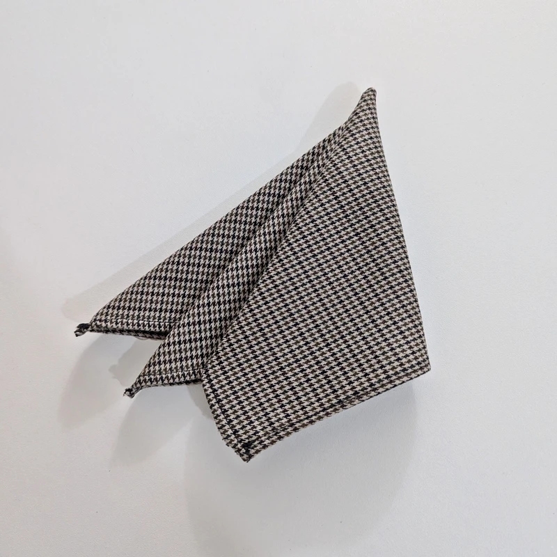 Checkered 10x10 Pocket Square. PS-1001 - Image 4