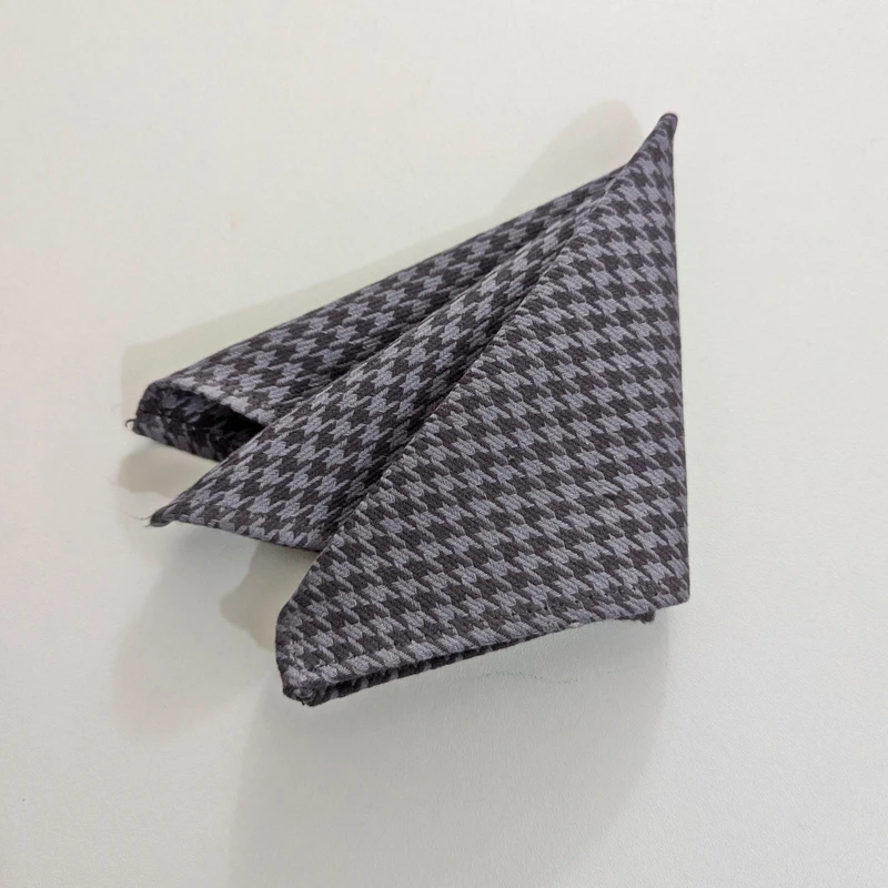 Checkered 10x10 Pocket Square. PS-1001 - Image 5