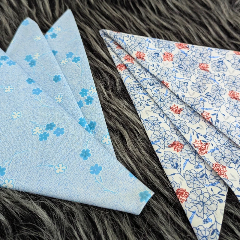 Floral 13x13 Pocket Squares. PS-13004
