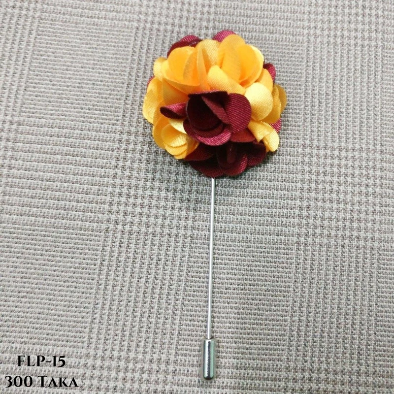Mixed Color Flower Lapel Pin. FLP-3