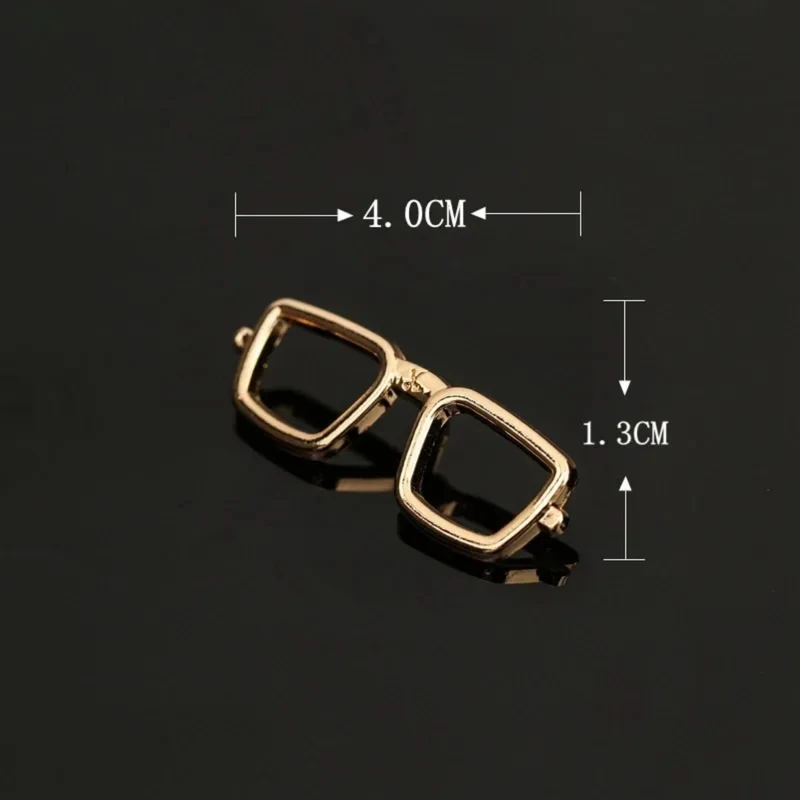 Square Shaped Sunglass Metal Lapel Pin. MLP-33