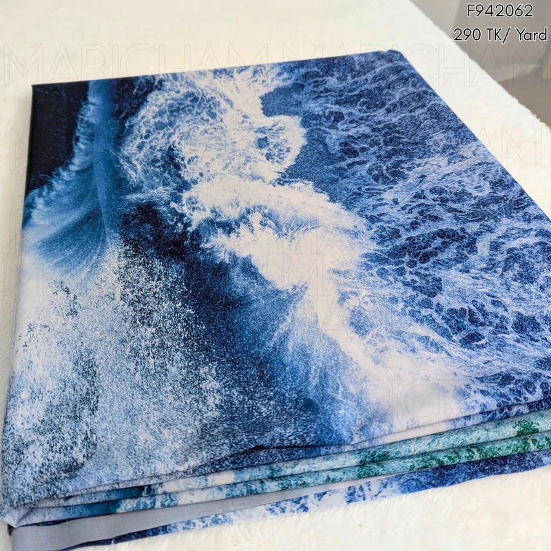 Ocean Design Stretchable Fabric F942062