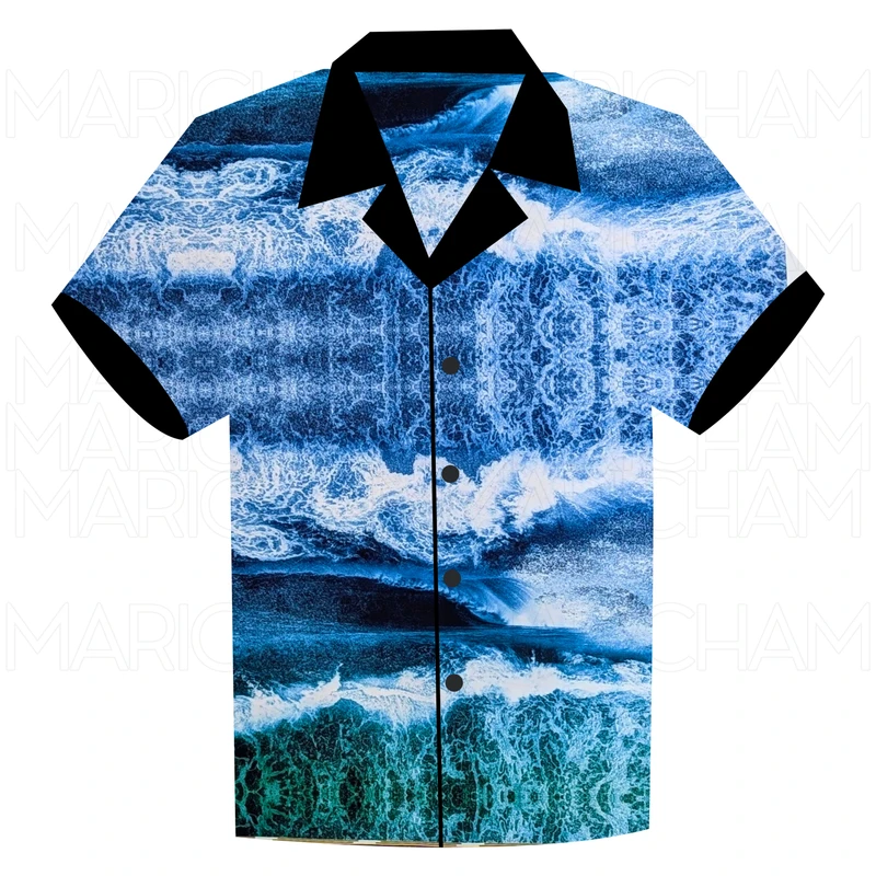 Ocean Design Stretchable Fabric F942062 - Image 7
