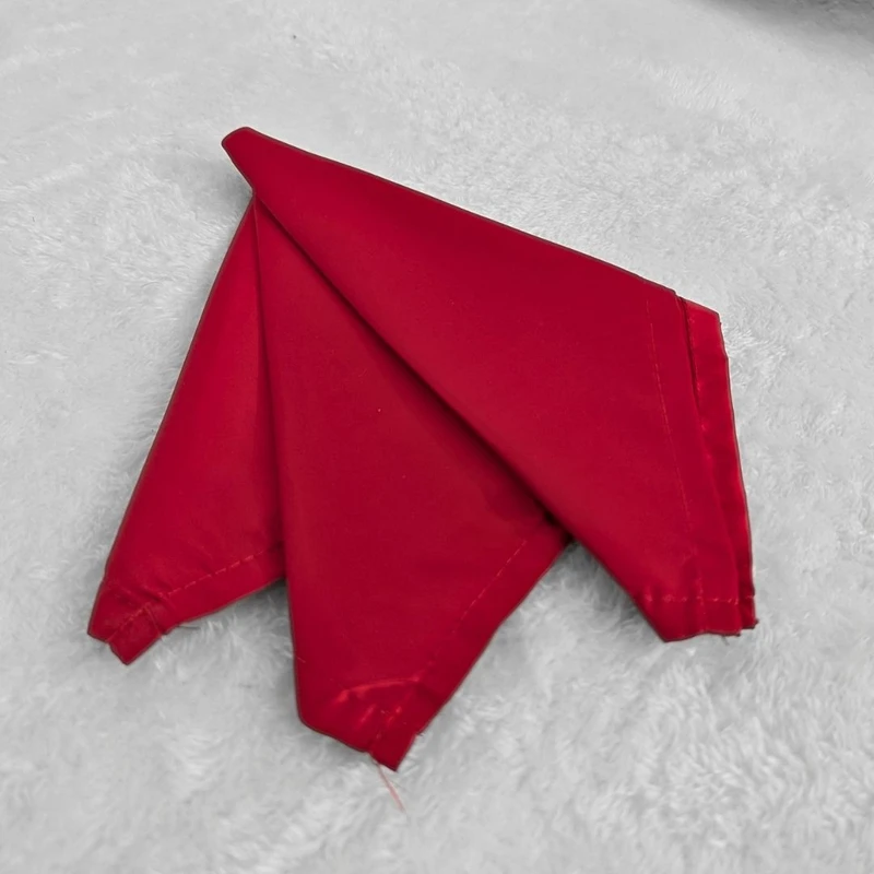 Red Color Satin 13x13 Pocket Square. PS-13062