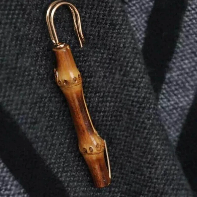 Vintage Bamboo Lapel Pin. MLP-60 - Image 4