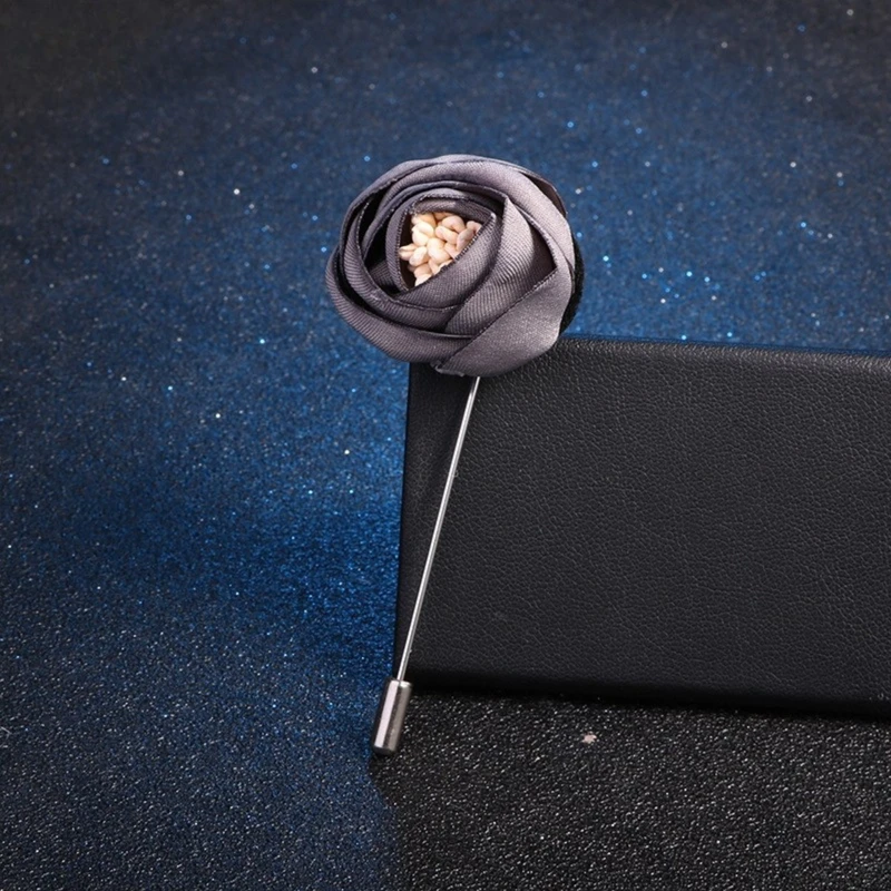 Tiny Rose Floral Lapel Pin. FLP-15