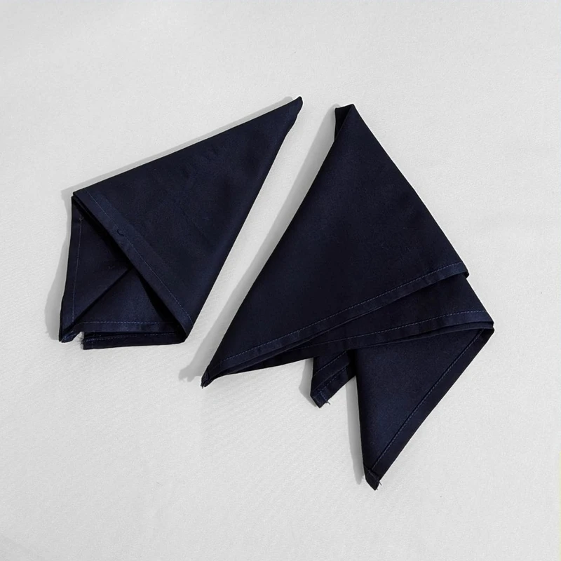 Navy Blue 13x13 Pocket Square. PS-13073