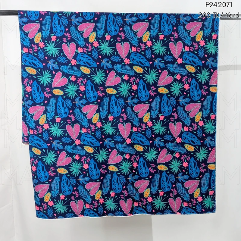 Floral Design Stretchable Fabric F942071 - Image 5
