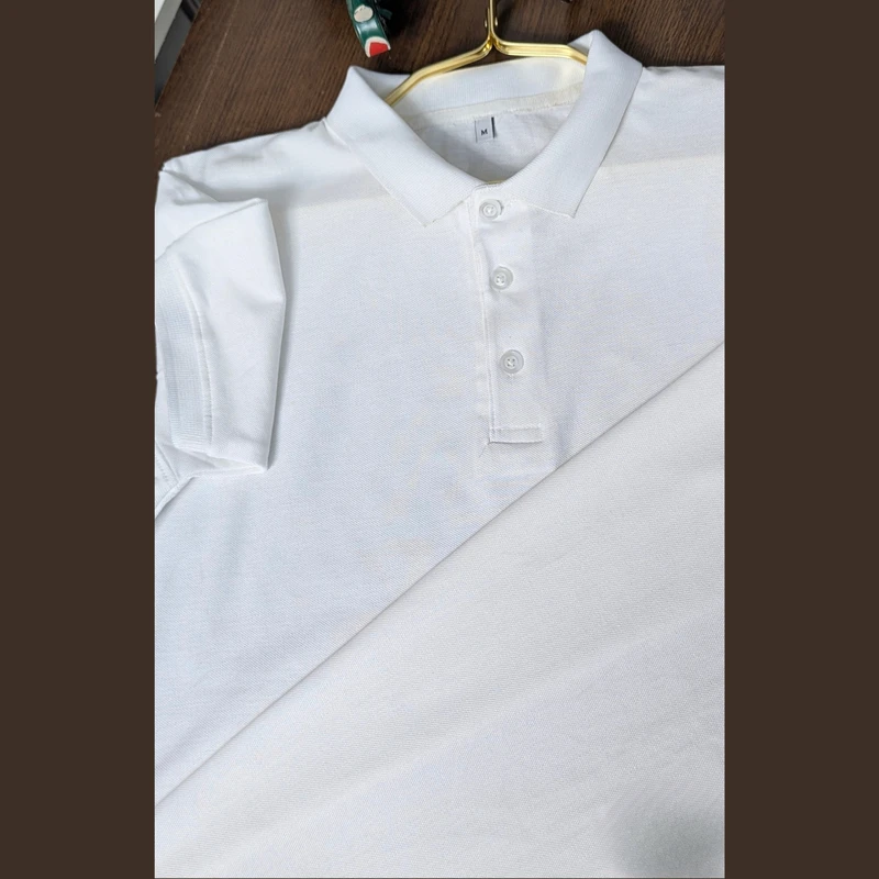 White PK Polo. PK-2