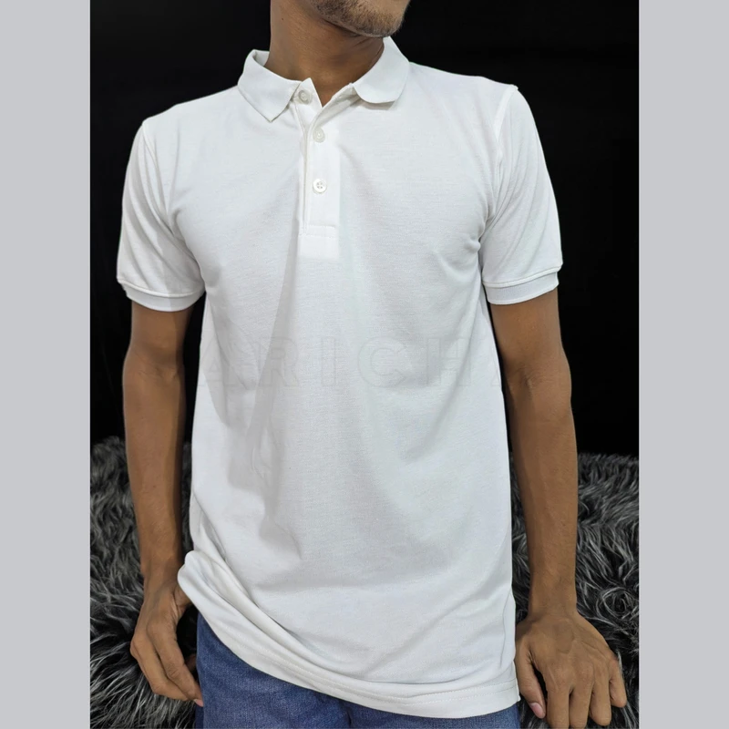 White PK Polo. PK-2 - Image 3