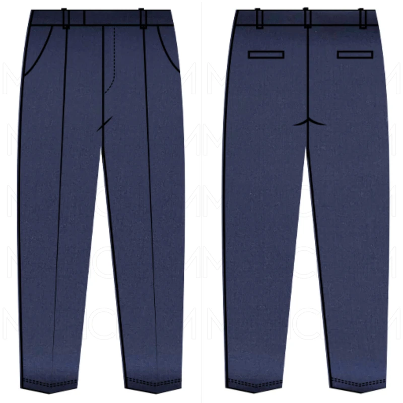Blue Stretchable Bottom Fabric P942022 - Image 9