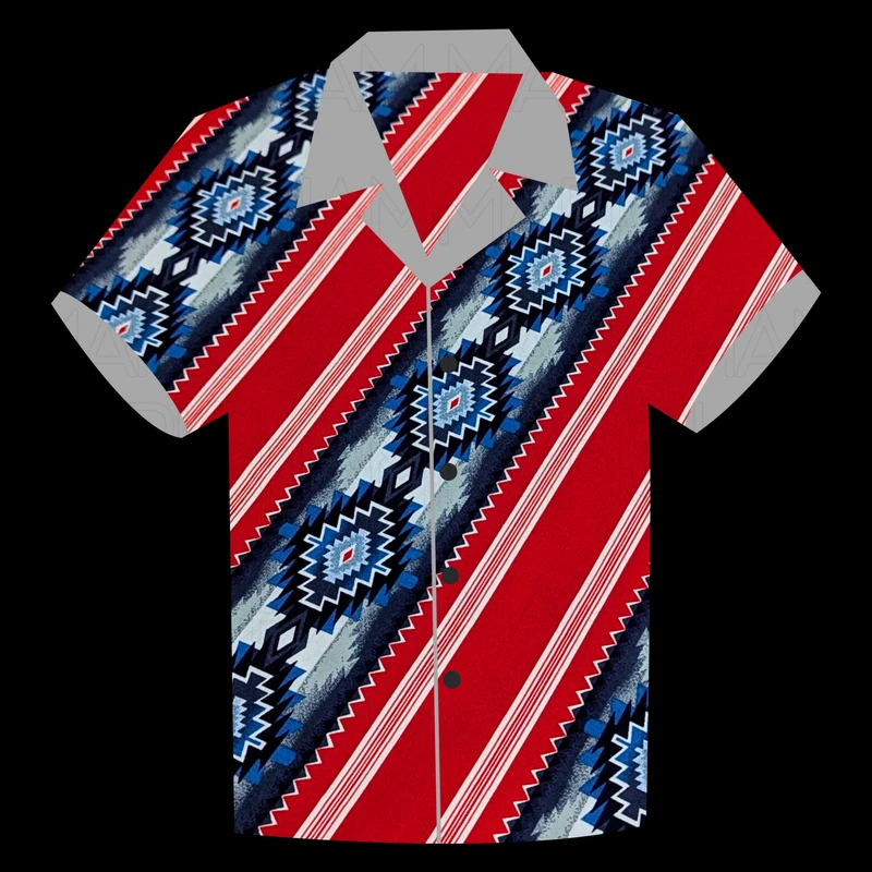 Tribal Striped Cotton Fabric F942047 - Image 7