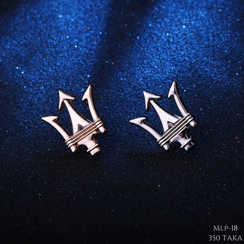 Maserati Logo Metal Lapel Pin. MLP-18
