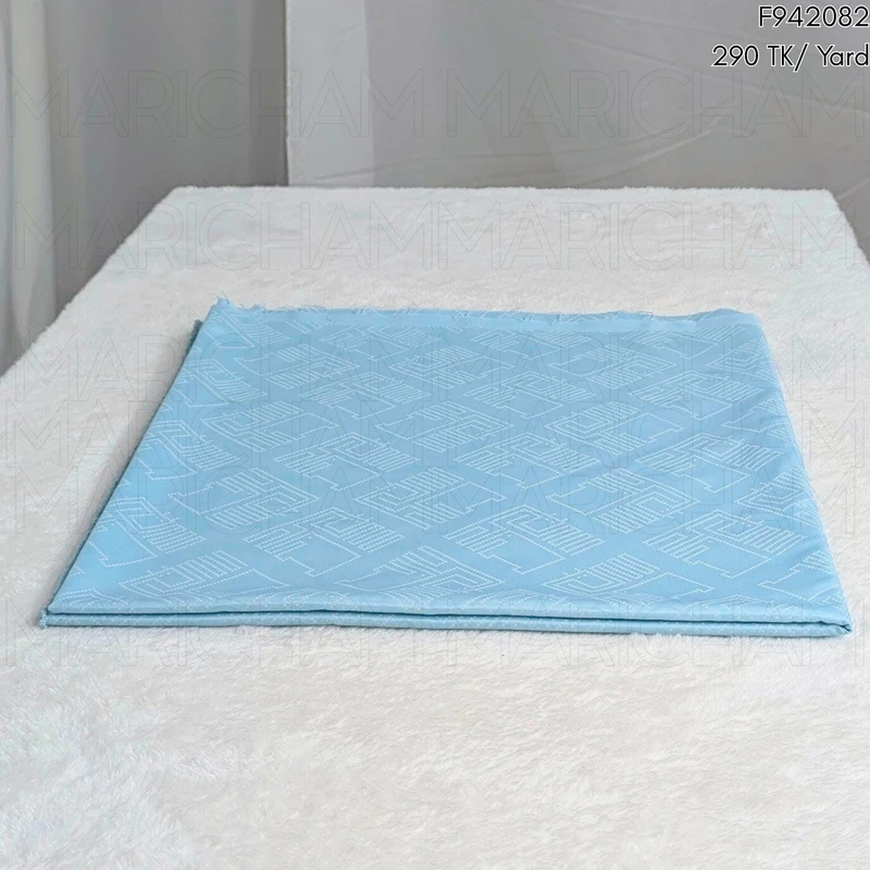 Paste-White Elephant Design Stretchable Fabric F942082 - Image 3