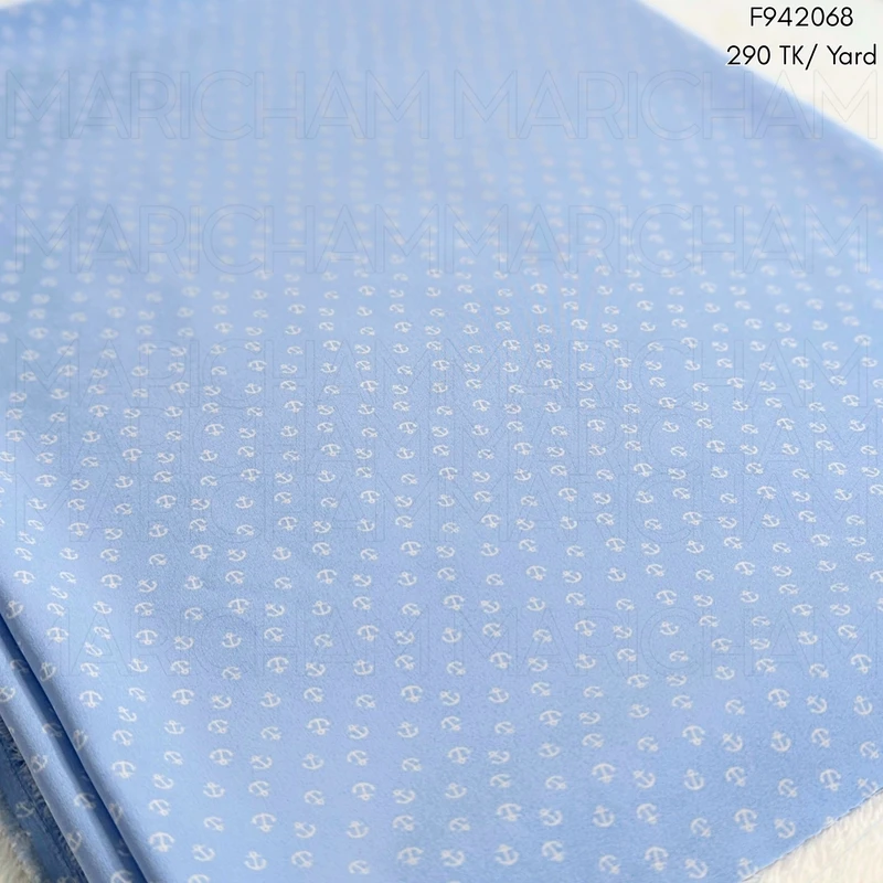Anchor Design Stretchable Fabric F942068