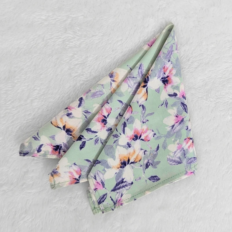 Floral 13x13 Pocket Squares. PS-13002 - Image 3