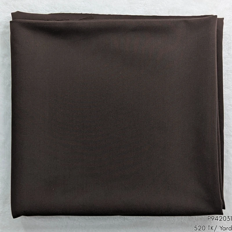 Chocolate Cotton Stretchable Bottom Fabrics P942031