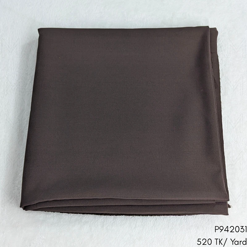 Chocolate Cotton Stretchable Bottom Fabrics P942031