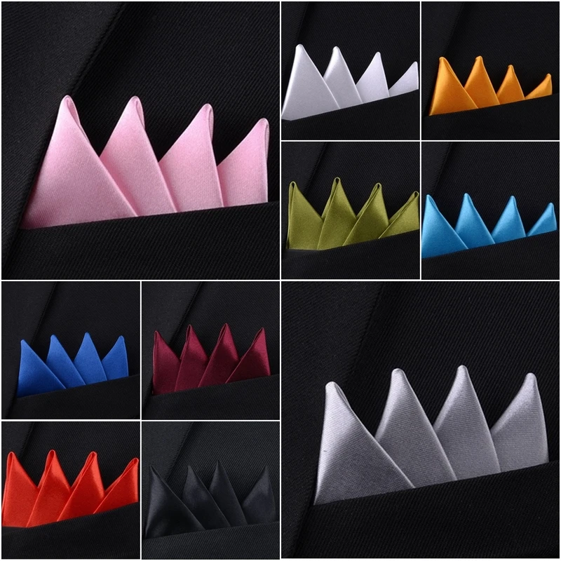 Pre-Folded Pocket Squares On Card. PS-1