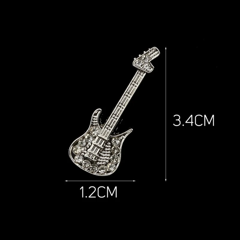 Guitar Shaped Metal Lapel Pin. MLP-39 - Image 5