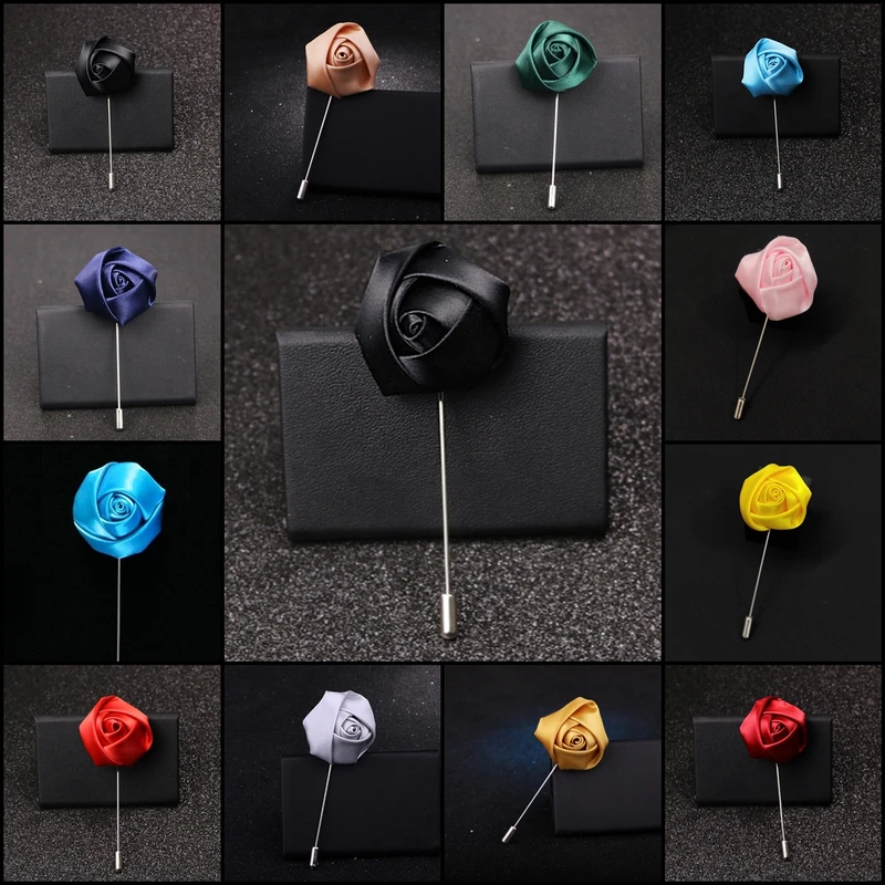 Rose Flower Lapel Pin. FLP-9