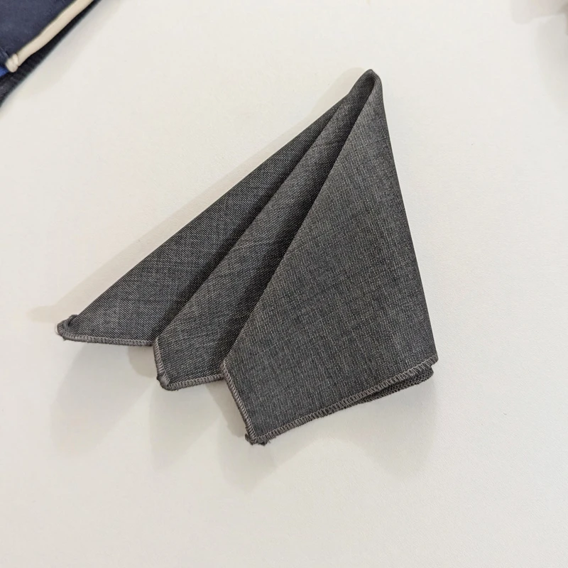 Solid Color 10x10 Pocket Square. PS-1003 - Image 4