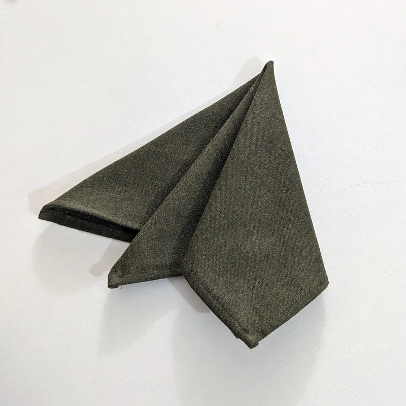 Solid Color 10x10 Pocket Square. PS-1003 - Image 6