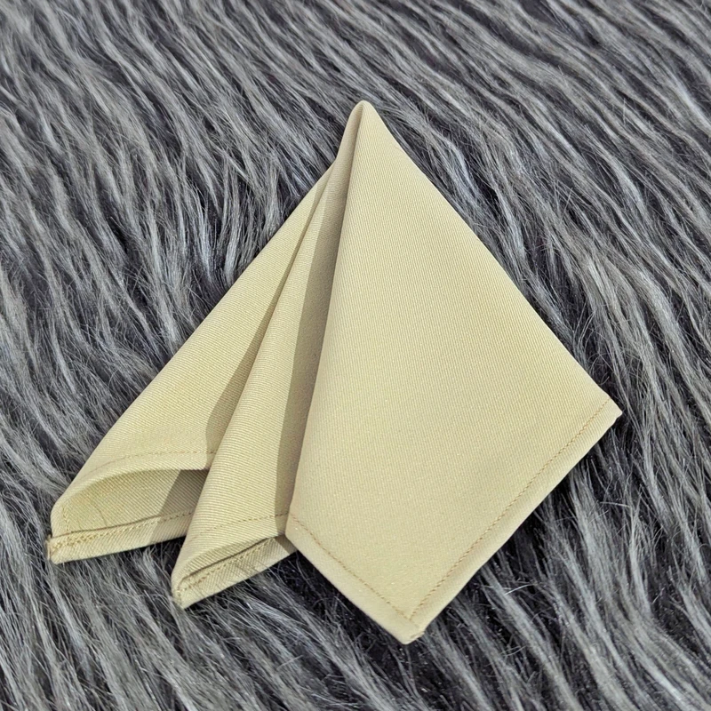 Solid Color 10x10 Pocket Square. PS-1003 - Image 3